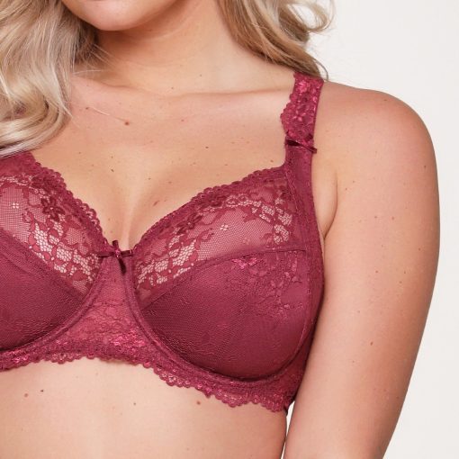 LingaDore Daily Full coverage Lace bra Tawny port - Image 4