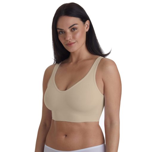 N&N Lounge Bra, Warm Beige-Spangarlaus haldari/toppur