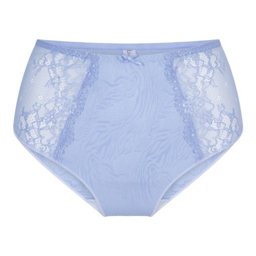 LingaDore Daily High Waist Brief-Misty blue jacquard - Image 5