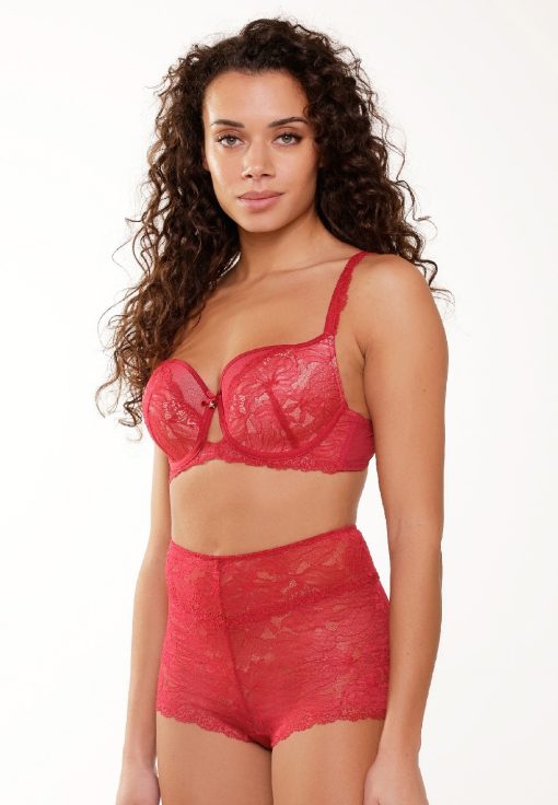 Lingadore Cerise Hig waist shorty Cerise - Image 2