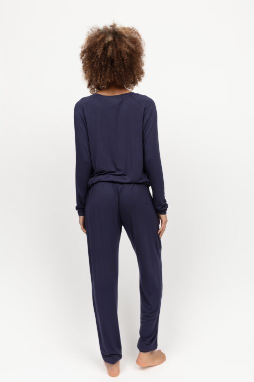 Cyberjammies Taylor Modal Náttföt-Navy - Image 5