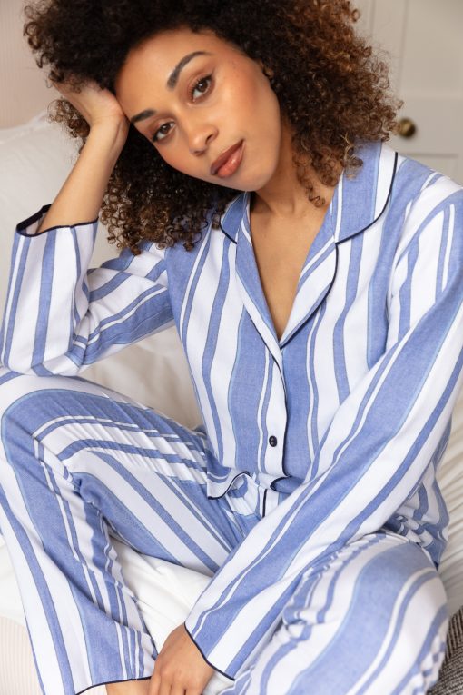 Cyberjammies Alpes Stripe Bómullar náttföt