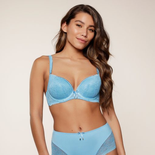 LingaDore Blue lace Push up bra