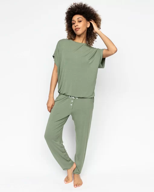 Cyberjammies Lea náttfatasett Sage green - Image 2