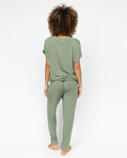 Cyberjammies Lea náttfatasett Sage green - Image 3